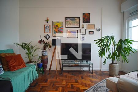 Sala de apartamento à venda com 1 quarto, 82m² em Floresta, Porto Alegre