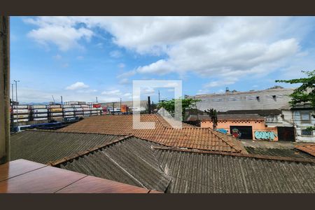 Vista da Sala de apartamento para alugar com 2 quartos, 67m² em Vila Mathias, Santos