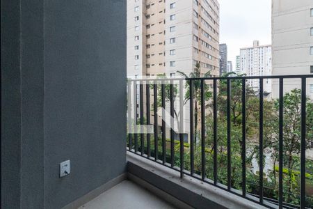 Varanda  de apartamento para alugar com 1 quarto, 31m² em Santo Amaro, São Paulo