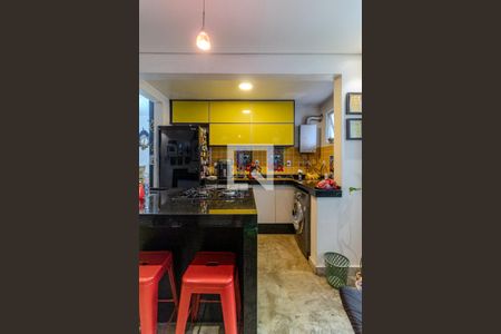 Cozinha de apartamento à venda com 1 quarto, 52m² em República, São Paulo