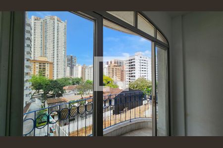 Vista da Sala de apartamento para alugar com 1 quarto, 88m² em Boqueirão, Santos