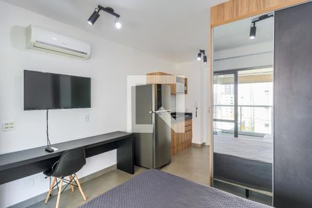 Sala/Quarto de kitnet/studio à venda com 1 quarto, 32m² em Vila Cordeiro, São Paulo