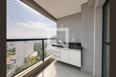 Varanda de apartamento à venda com 3 quartos, 90m² em Vila Assunção, Santo André