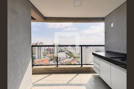 Varanda de apartamento à venda com 3 quartos, 90m² em Vila Assunção, Santo André