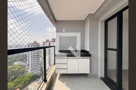 Varanda de apartamento à venda com 3 quartos, 90m² em Vila Assunção, Santo André