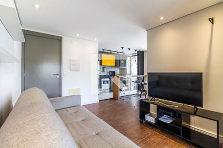 Sala de apartamento para alugar com 1 quarto, 56m² em Vila Madalena, São Paulo