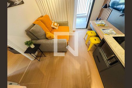 Sala/Cozinha de apartamento para alugar com 1 quarto, 41m² em Perdizes, São Paulo