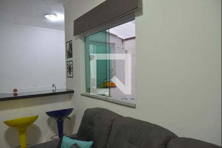 Sala de apartamento à venda com 2 quartos, 40m² em Jardim Alvorada, Santo André