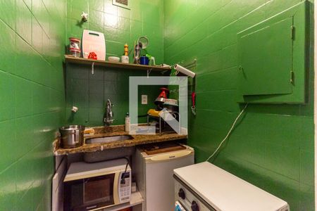 Cozinha de kitnet/studio à venda com 1 quarto, 29m² em República, São Paulo