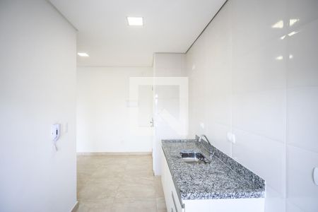 Cozinha de apartamento para alugar com 1 quarto, 32m² em Vila das Mercês, São Paulo