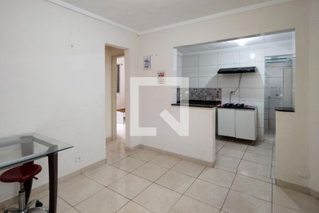 Sala de apartamento para alugar com 2 quartos, 44m² em Boqueirão, Praia Grande