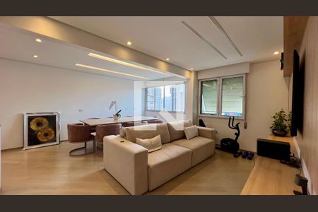 Sala de TV de apartamento à venda com 1 quarto, 73m² em Jardim Paulista, São Paulo