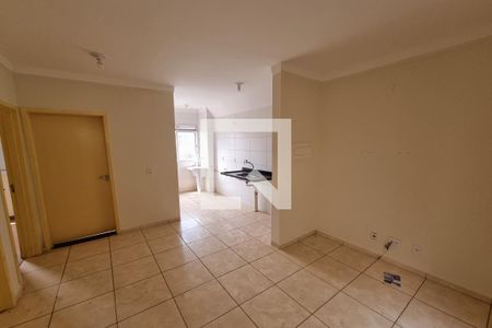 Sala de apartamento para alugar com 2 quartos, 50m² em Valentina Figueiredo, Ribeirão Preto