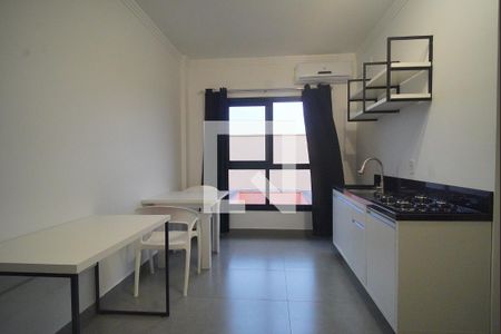 Quarto/Cozinha de apartamento para alugar com 1 quarto, 22m² em Vila Nova, Novo Hamburgo