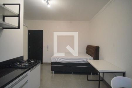 Quarto/Cozinha de apartamento para alugar com 1 quarto, 22m² em Vila Nova, Novo Hamburgo