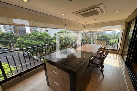 Varanda Gourmet de apartamento para alugar com 3 quartos, 140m² em Subsetor Sul - 7 (s-7), Ribeirão Preto