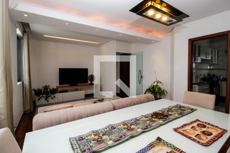 Sala de janta  de apartamento à venda com 4 quartos, 130m² em Buritis, Belo Horizonte