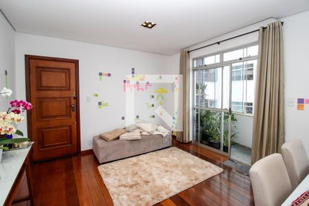 Sala de apartamento à venda com 4 quartos, 130m² em Buritis, Belo Horizonte