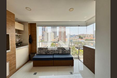 Varanda gourmet de apartamento à venda com 2 quartos, 101m² em Campestre, Santo André