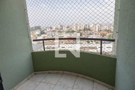 Varanda da sala  de apartamento para alugar com 3 quartos, 96m² em Centro, Diadema