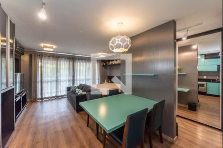 Sala/Cozinha/Área de serviço de apartamento para alugar com 1 quarto, 54m² em Brooklin, São Paulo