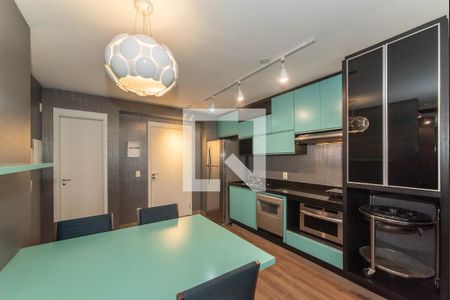 Sala/Cozinha/Área de serviço de apartamento para alugar com 1 quarto, 54m² em Brooklin, São Paulo