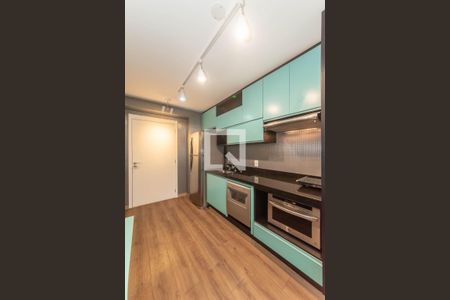 Sala/Cozinha/Área de serviço de apartamento para alugar com 1 quarto, 54m² em Brooklin, São Paulo