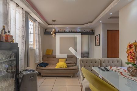 Sala de apartamento à venda com 2 quartos, 45m² em Piratininga, Belo Horizonte