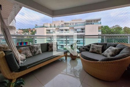 Varanda da Sala de apartamento à venda com 3 quartos, 107m² em Camboinhas, Niterói