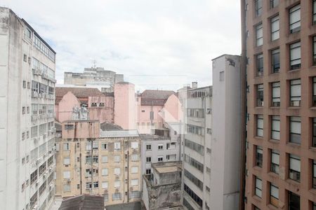 Sala Vista de apartamento à venda com 1 quarto, 42m² em Centro Histórico, Porto Alegre