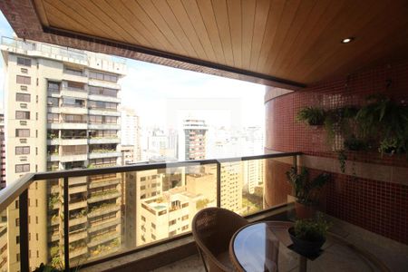 Varanda  de apartamento à venda com 4 quartos, 276m² em Funcionários, Belo Horizonte