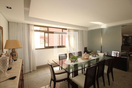 Sala de jantar  de apartamento à venda com 4 quartos, 276m² em Funcionários, Belo Horizonte