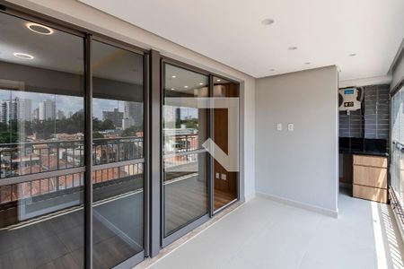 Varanda da Sala de apartamento à venda com 3 quartos, 76m² em Chácara Santo Antônio (zona Sul), São Paulo