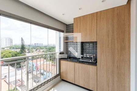 Varanda da Sala de apartamento à venda com 3 quartos, 76m² em Chácara Santo Antônio (zona Sul), São Paulo