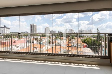 Varanda da Sala de apartamento à venda com 3 quartos, 76m² em Chácara Santo Antônio (zona Sul), São Paulo