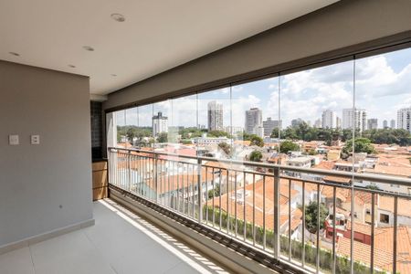 Varanda da Sala de apartamento à venda com 3 quartos, 76m² em Chácara Santo Antônio (zona Sul), São Paulo