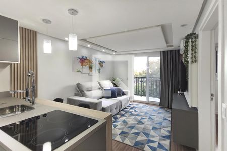 Sala de apartamento para alugar com 1 quarto, 64m² em Santo Afonso, Novo Hamburgo