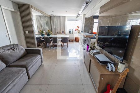 Sala de apartamento à venda com 3 quartos, 97m² em Padre Eustáquio, Belo Horizonte