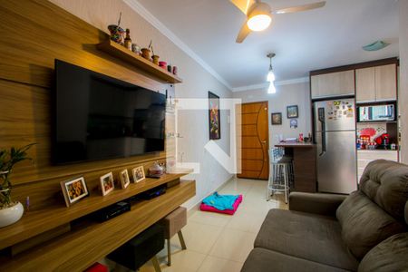 Sala de apartamento à venda com 2 quartos, 80m² em Vila Vitória, Santo André