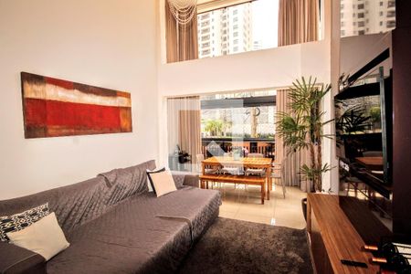 sala de apartamento à venda com 3 quartos, 122m² em Vila da Serra, Nova Lima