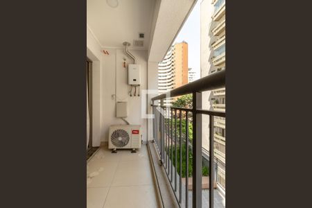 Sacada de apartamento para alugar com 1 quarto, 24m² em Moema, São Paulo