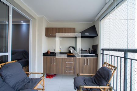 Varanda da Sala de apartamento à venda com 2 quartos, 68m² em Jardim Flor da Montanha, Guarulhos