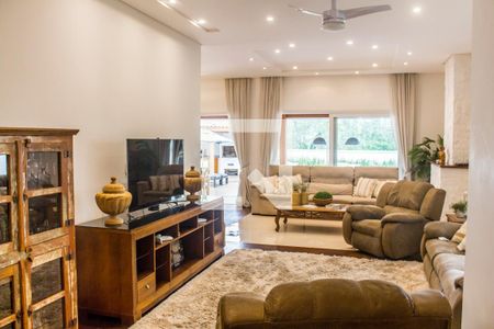 Sala de TV de casa de condomínio à venda com 4 quartos, 412m² em Residencial Seis (alphaville), Santana de Parnaíba