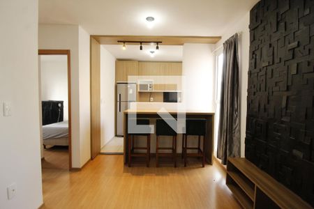 Sala de apartamento para alugar com 2 quartos, 40m² em Jansen, Gravataí