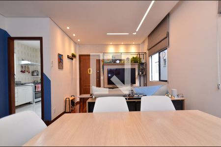 Sala 2 ambientes de apartamento à venda com 3 quartos, 95m² em Sagrada Família, Belo Horizonte