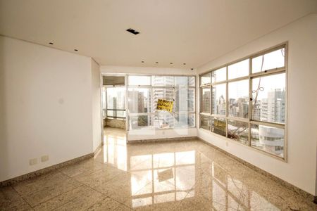 sala de apartamento à venda com 4 quartos, 215m² em Serra, Belo Horizonte