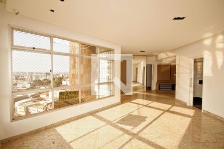 sala de apartamento à venda com 4 quartos, 215m² em Serra, Belo Horizonte