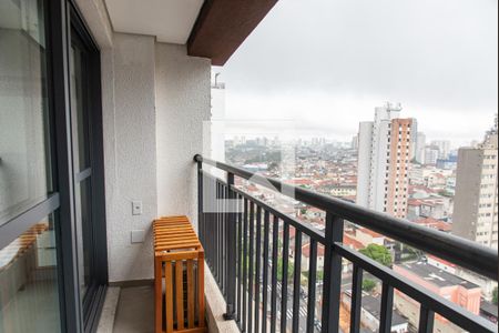 Varanda de kitnet/studio para alugar com 1 quarto, 27m² em Ipiranga, São Paulo