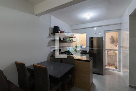 Sala e Cozinha de apartamento à venda com 2 quartos, 38m² em Parque Maria Luiza, São Paulo