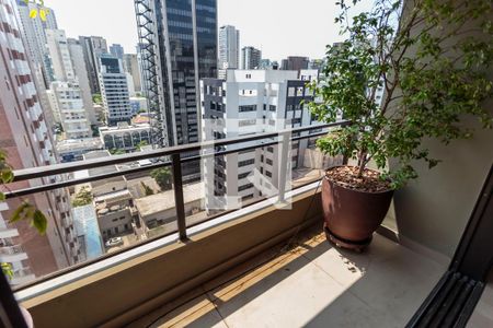 Varanda da Sala de apartamento à venda com 3 quartos, 390m² em Itaim Bibi, São Paulo